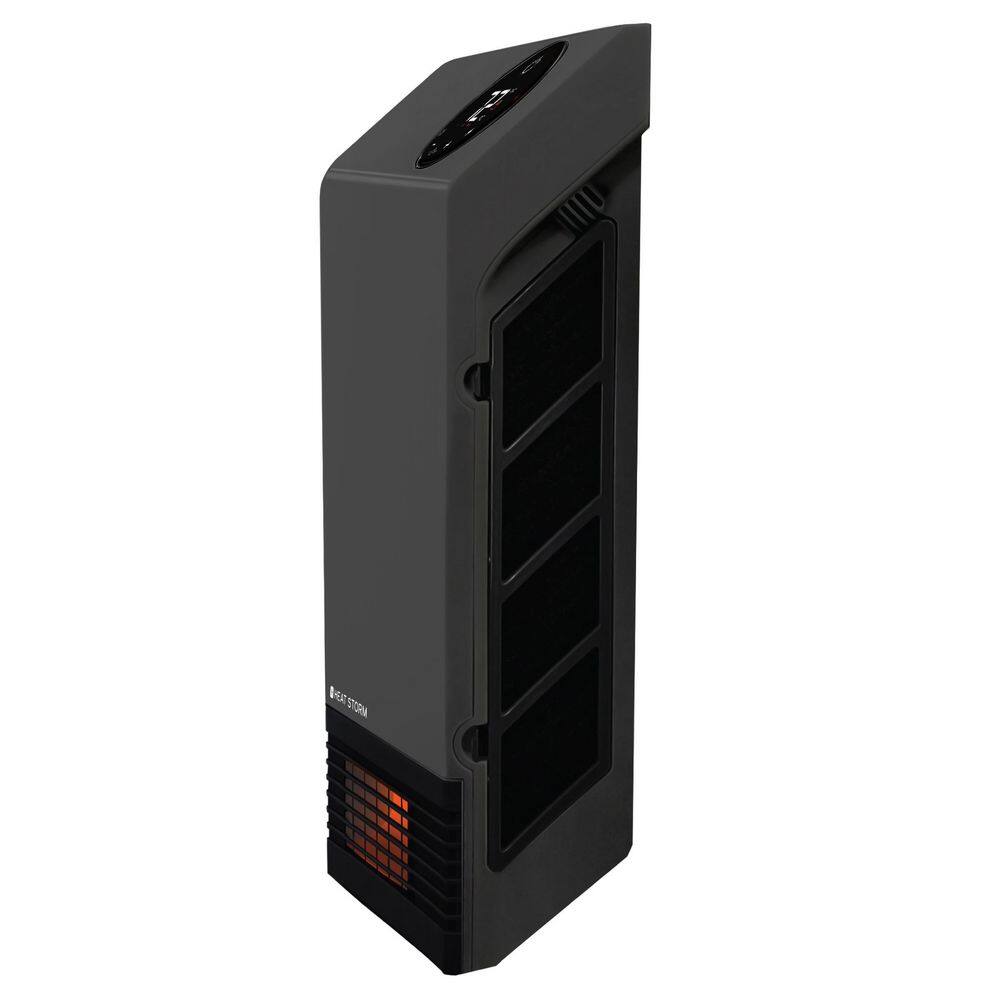 Heat Storm 1000-Watt Gray Deluxe Indoor Infrared Wall Heater HS-1000-WXG