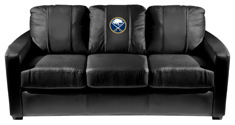 Buffalo Sabres NHL Silver Sofa   Contemporary   Sofas   by DreamSeats LLC  Houzz