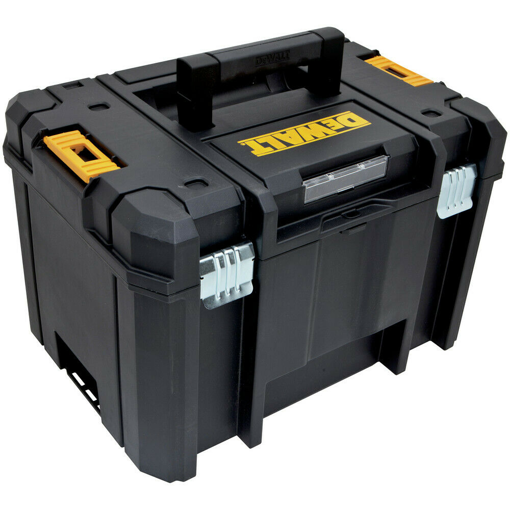 DEWALT DWST17806 TSTAK VI Deep Storage Box With Flat Top， Black