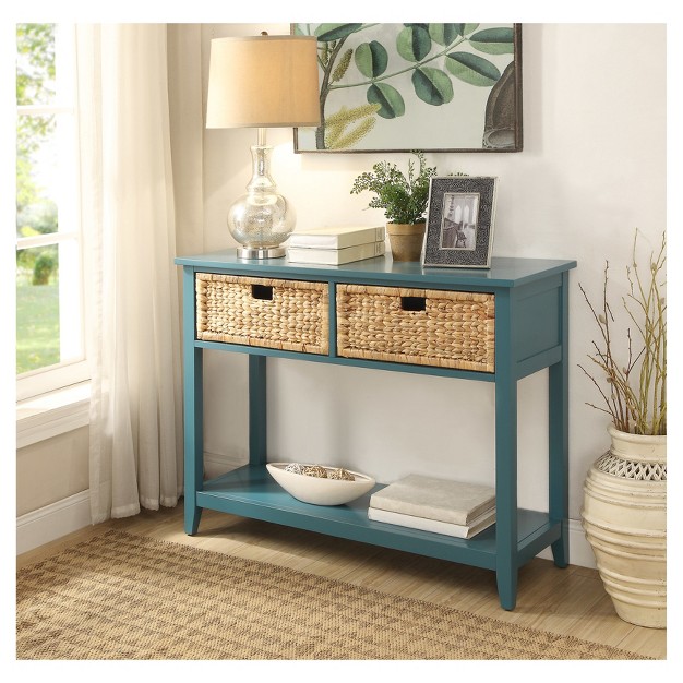 Console Table Teal Acme Furniture