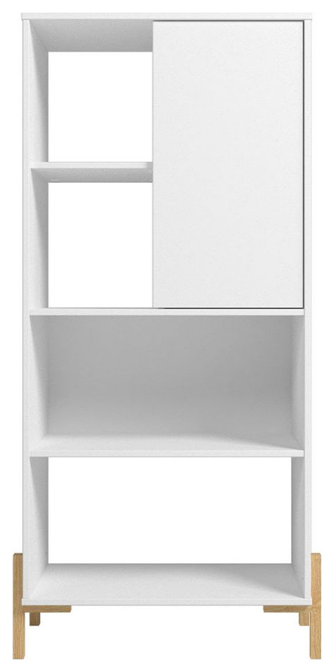 Manhattan Comfort Bowery Bookcase  5 Shelves   Transitional   Bookcases   by Manhattan Comfort  Houzz