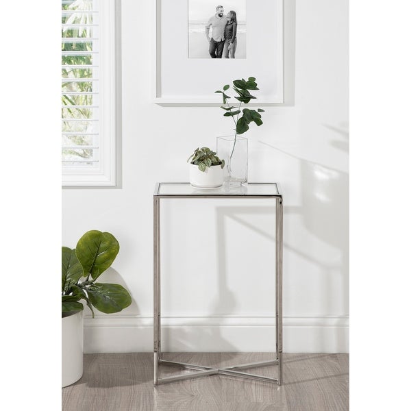 Kate and Laurel Jaspur Decorative Metal End Table