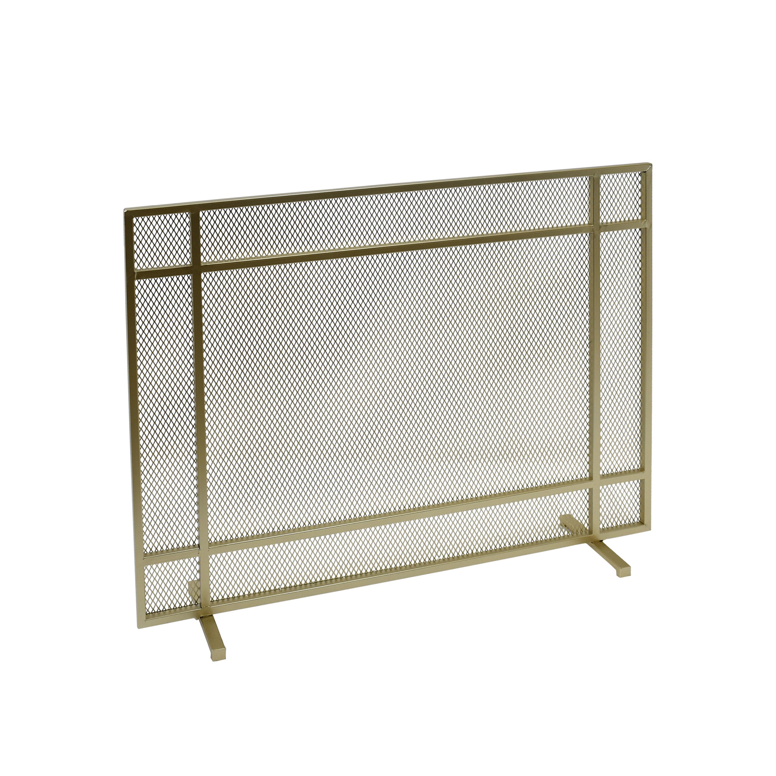 Markus Modern Single Panel Iron Firescreen