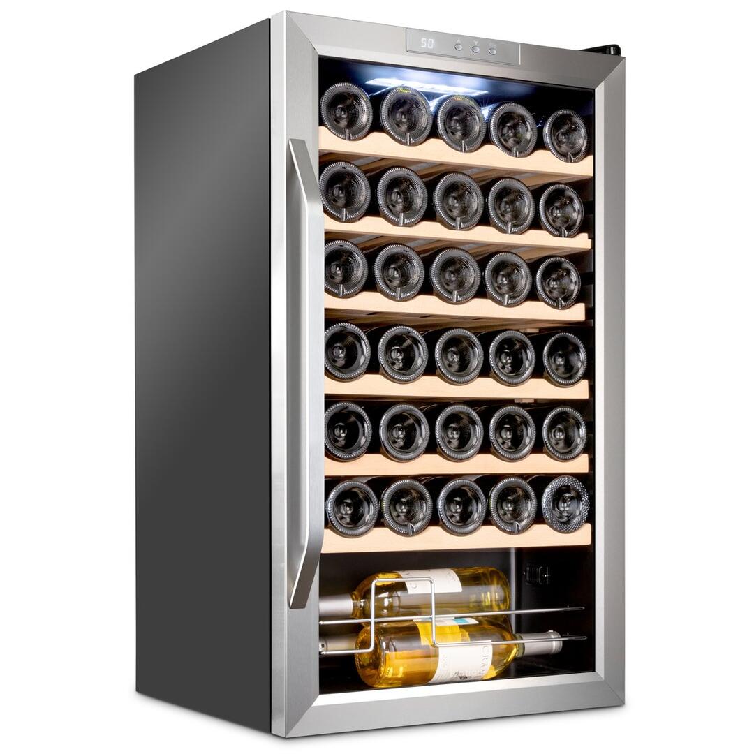 Ivation IVFWCC341WSS 19 Inch Stainless Steel Wine Cooler