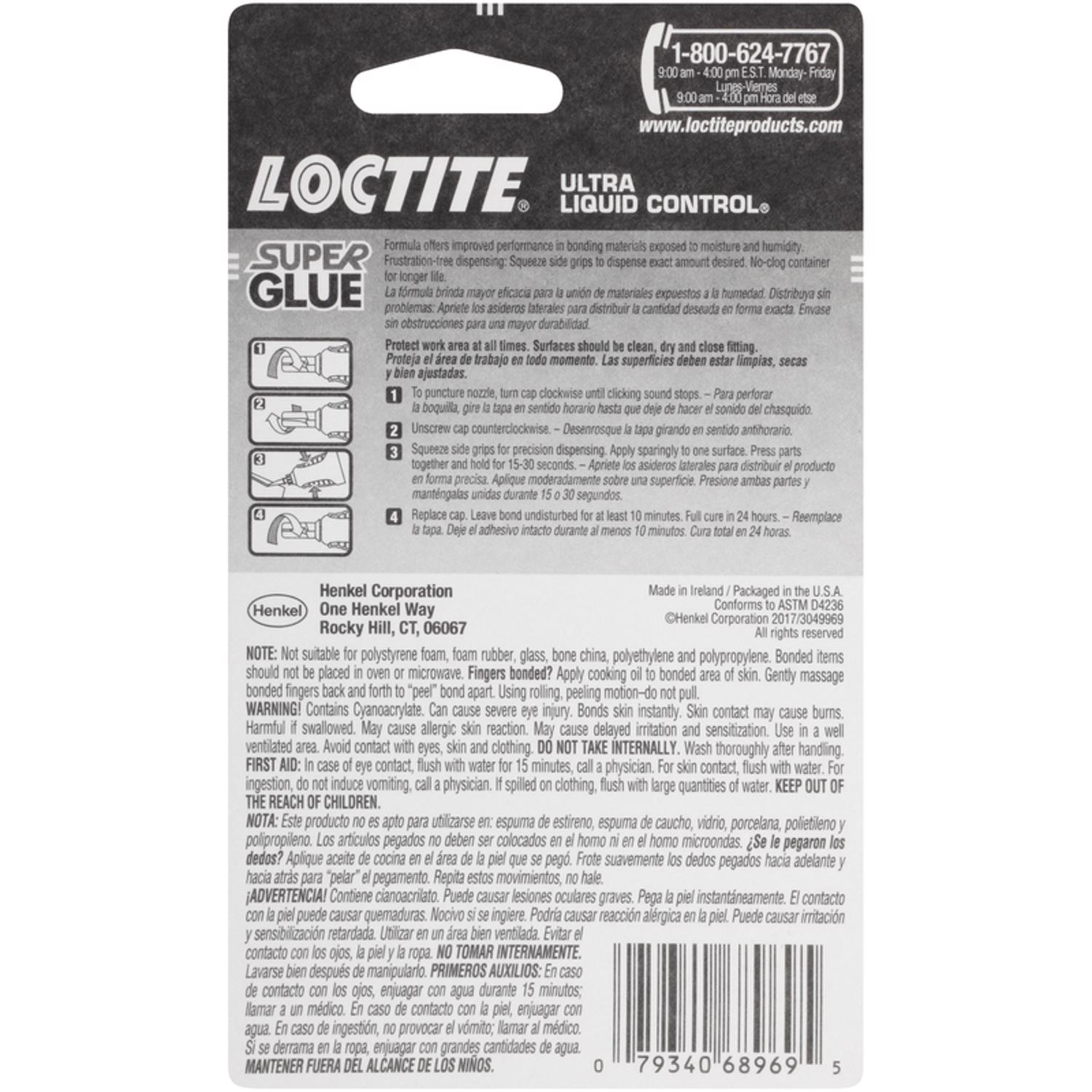 Loctite Ultra Liquid Control High Strength Ethyl Cyanoacrylate Super Glue 4 gm