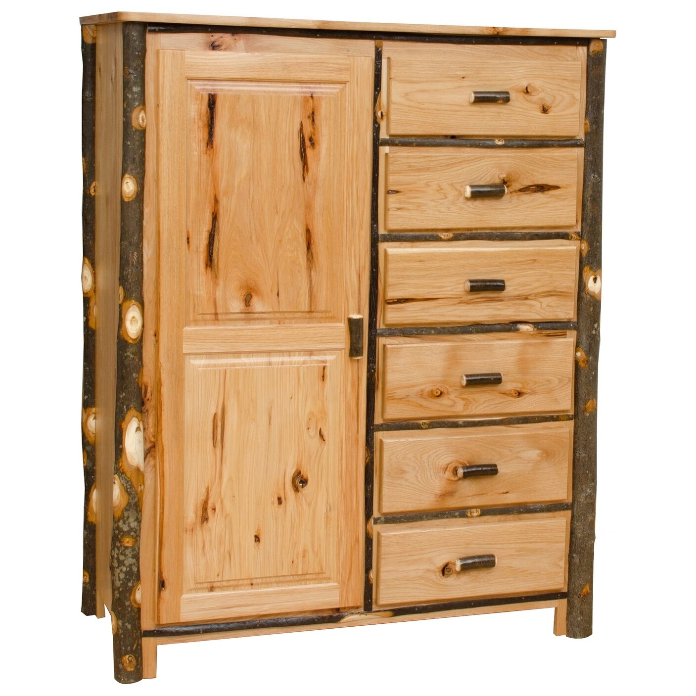 Hickory Log Wardrobe - - 33622769