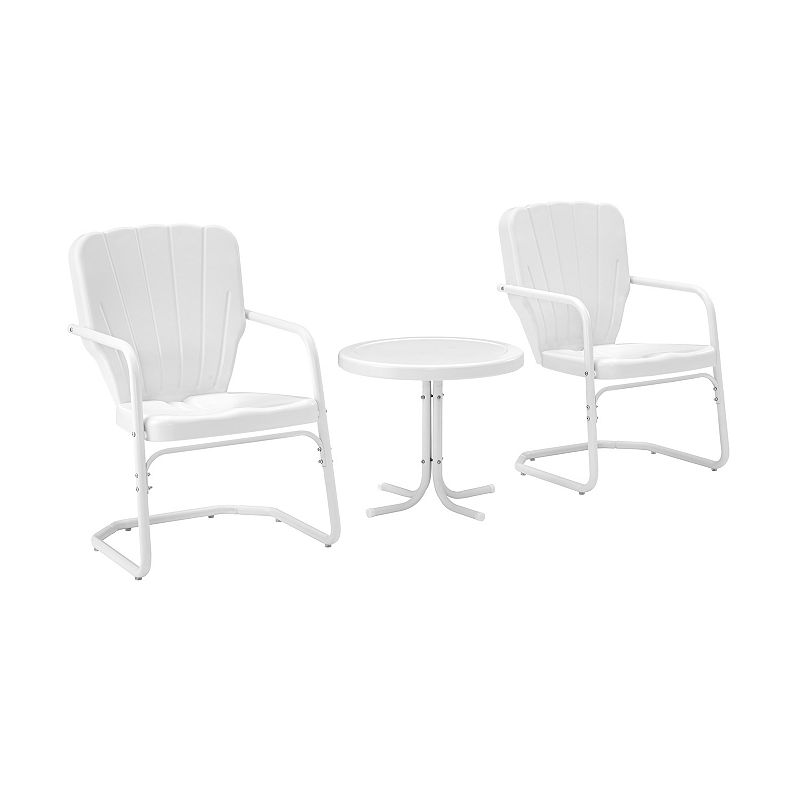 Crosley Ridgeland Outdoor Metal Arm Chair 3-Piece Set