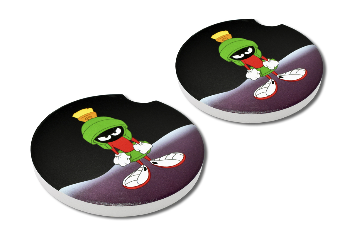 Looney Tunes 833247 Looney Tunes Marvin the Martian Character Absorbent Car Coasters