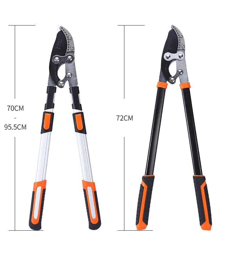 Gardening Telescopic Anvil Lopper Garden Pruner Tree Hedge Pruning Hand Tool