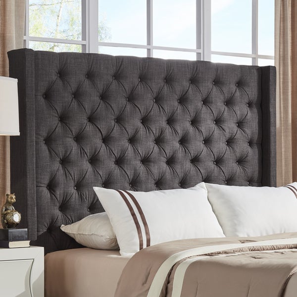 Naples Button-tufted Wingback Headboard only by iNSPIRE Q Artisan - - 19511535