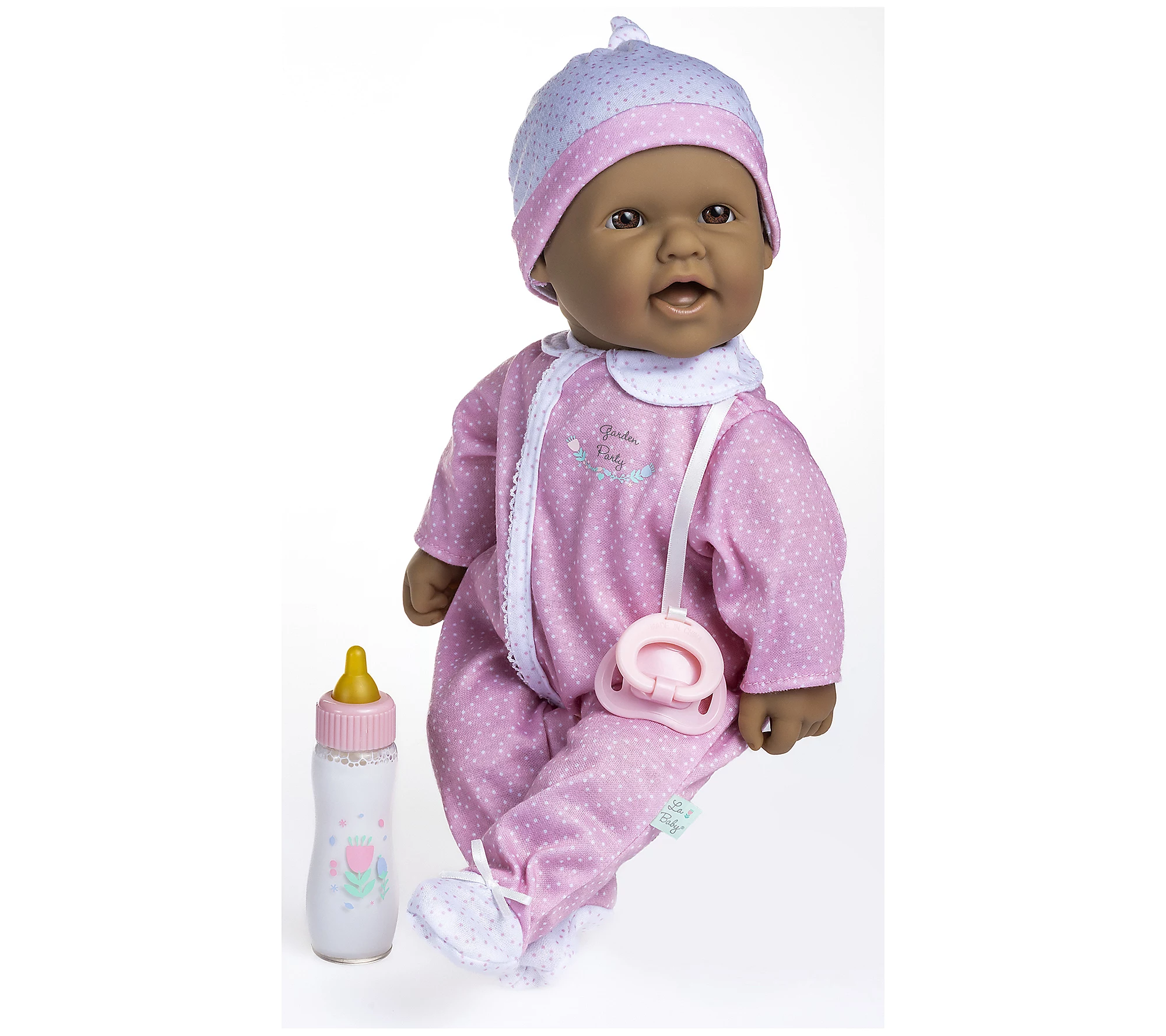 JC Toys La Baby Soft Body Baby Doll and 2 Piece Outfit