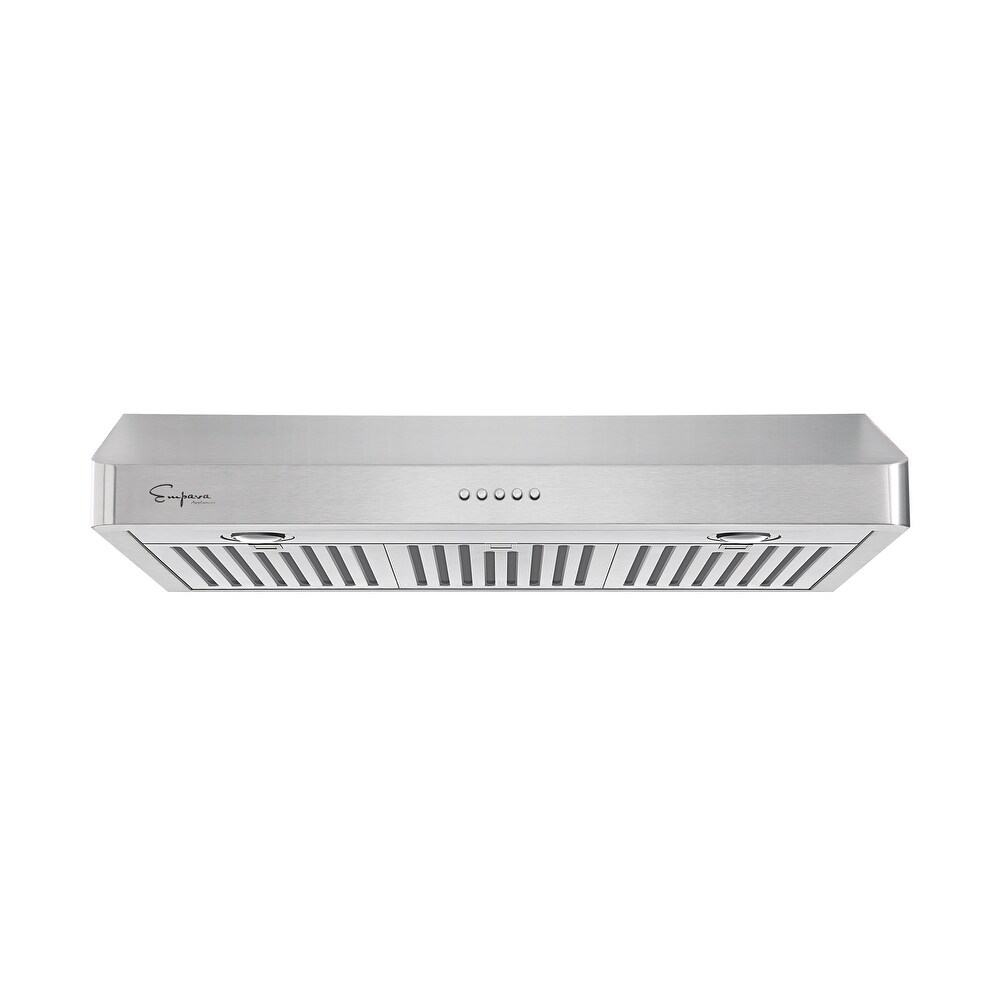 Empava 36 in. 500 CFM Ducted Under Cabinet Range Hood with Push Button Controls