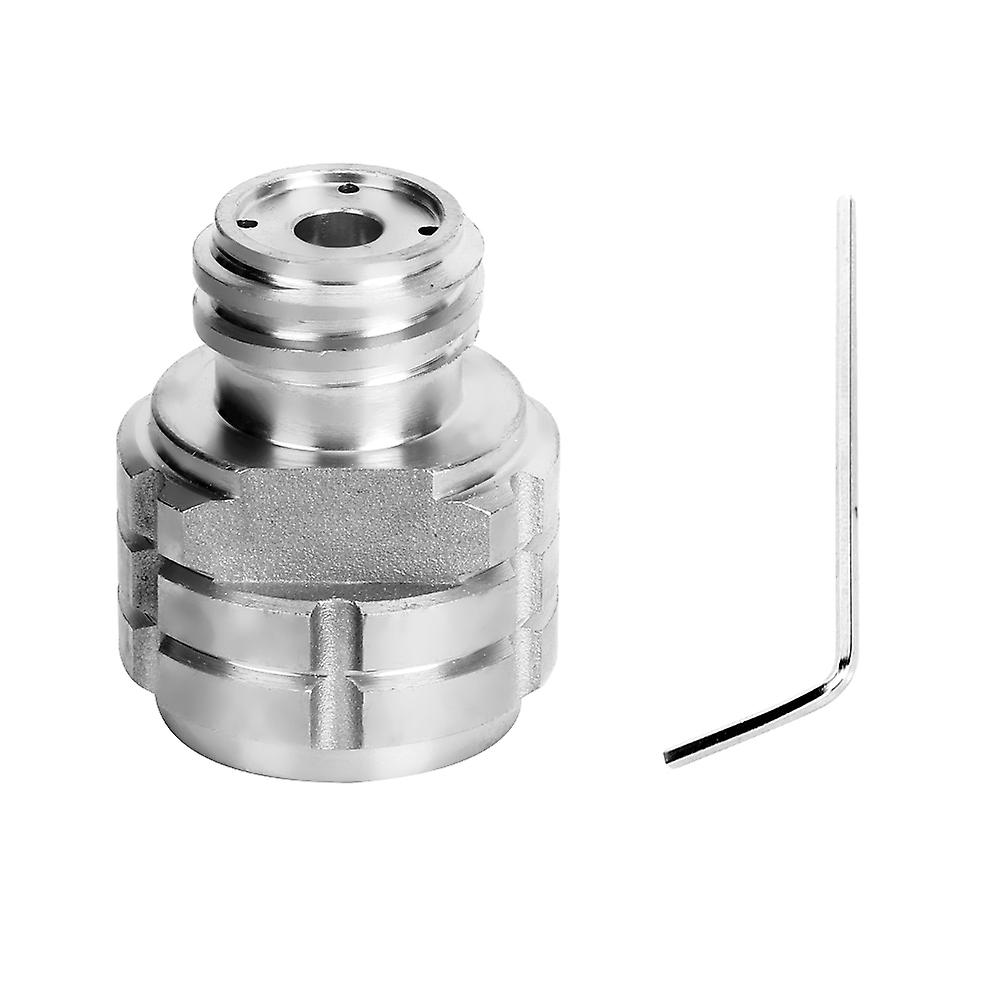 Co2 Cylinder Refill Adapter Female Thread G1/2 To Male Thread Tr21-4 For Sodastream/soda-clubsilver