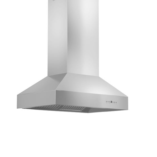 ZLINE Ducted Island Mount Range Hood - Outdoor Approved Stainless