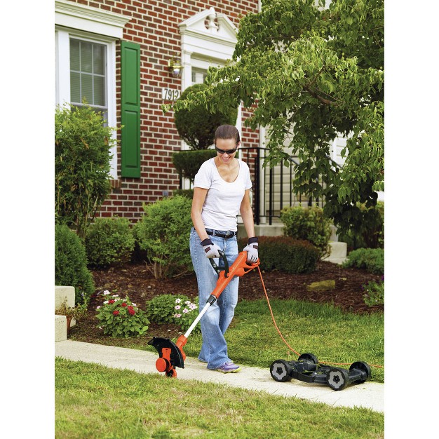 Black amp Decker Mte912 6 5 Amp 3 in 1 12 In Compact Corded Mower