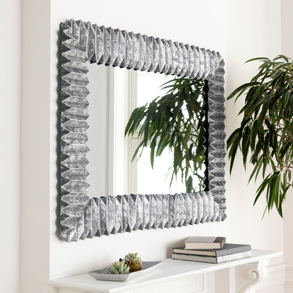 Artistic Weavers Hilga Galvanized Metal Rectangular Mirror