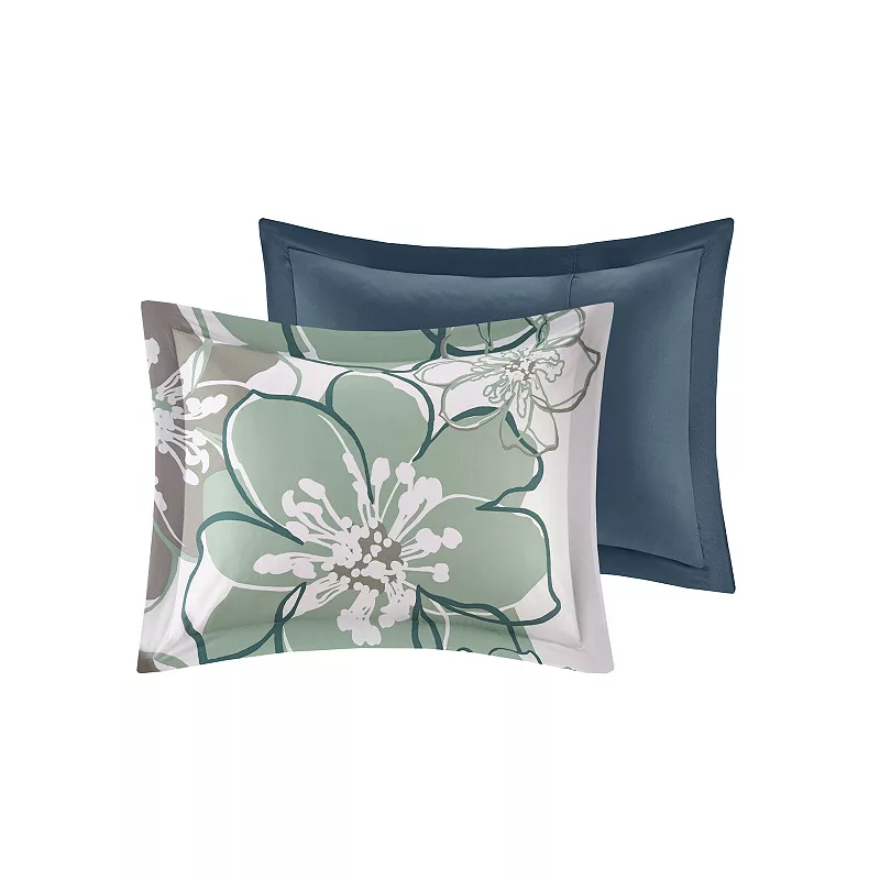 Mi Zone Mackenzie Duvet Cover Set with Throw Pillow