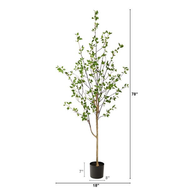 6.5' Minimalist Citrus Artificial Tree