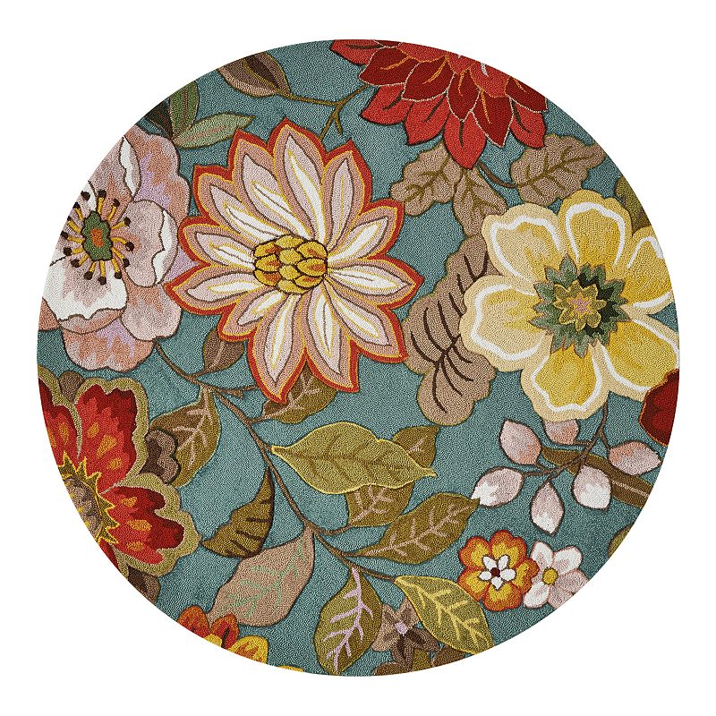 Nourison Fantasy Modern Borderless Floral Rug