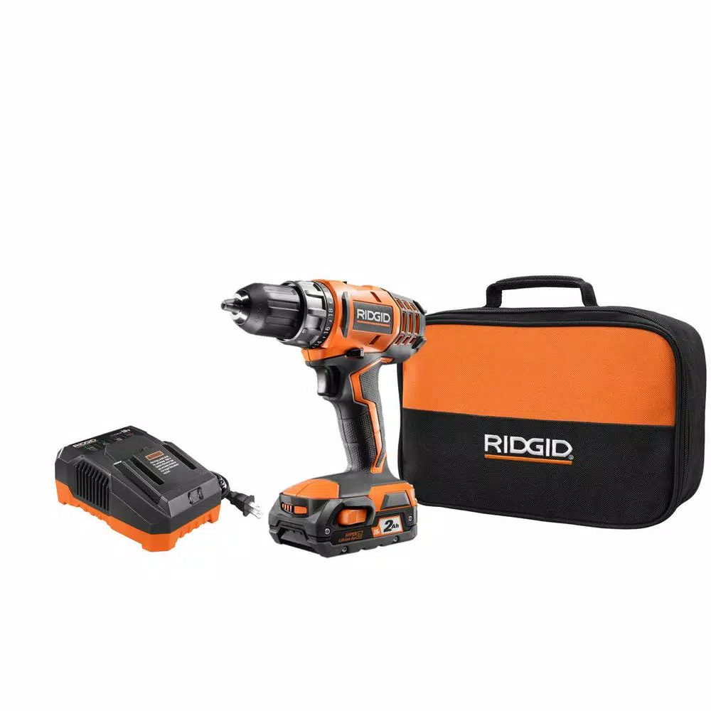 RIDGID 10 in. Pro Jobsite Table Saw with Stand and 18-Volt Cordless Drill/Driver Kit with (1) 2.0 Ah Battery， Charger， Tool Bag and#8211; XDC Depot