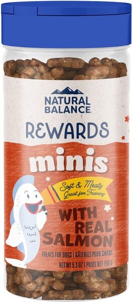 Natural Balance Rewards Minis With Real Salmon Dog Treats