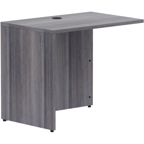 Lorell Weathered Charcoal Laminate Desking (69594)