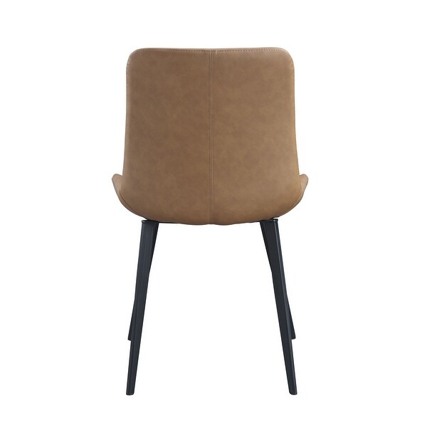 ACME Abiram Side Chair (Set-2) in Brown PU