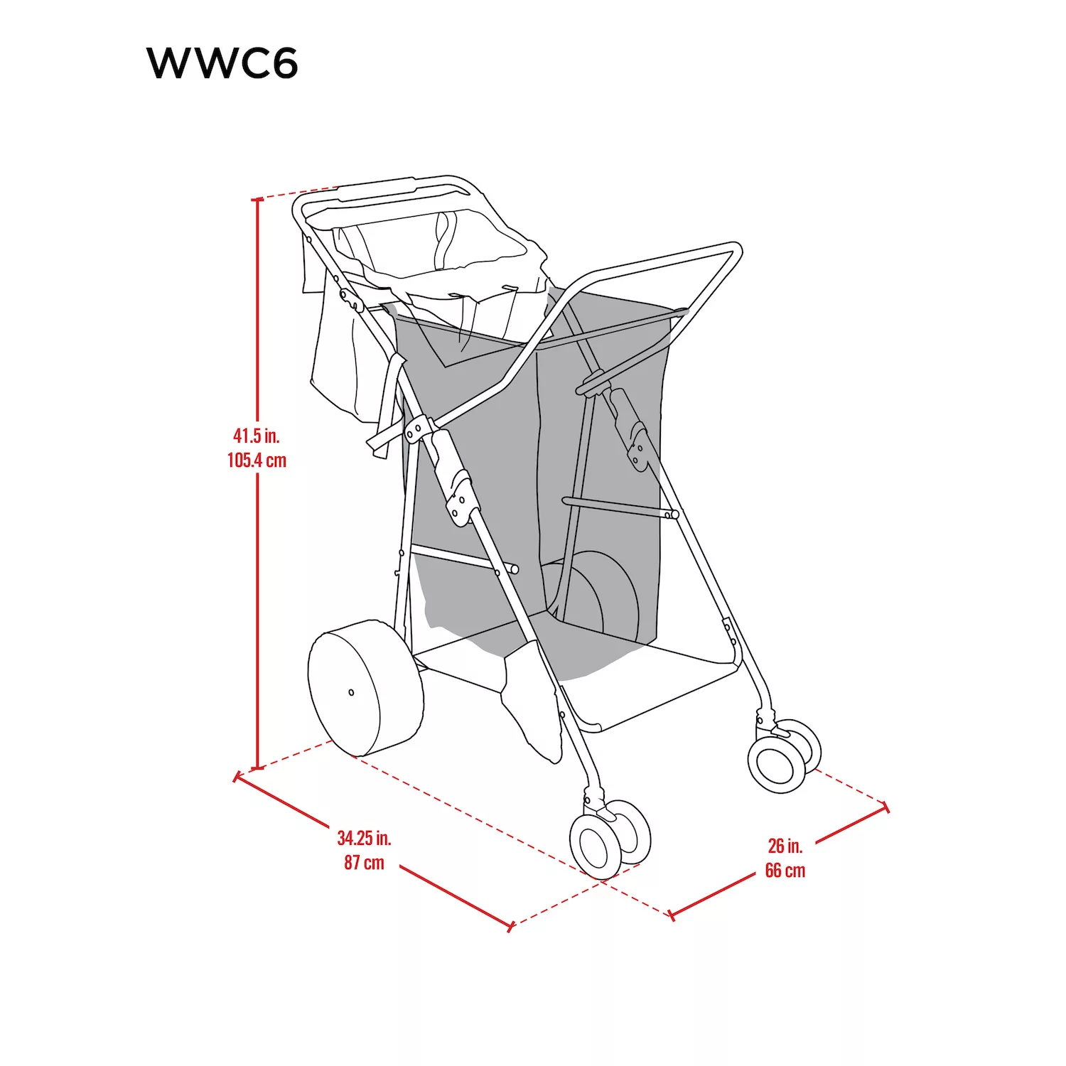 Tommy Bahama Wonder Wheeler Beach Cart