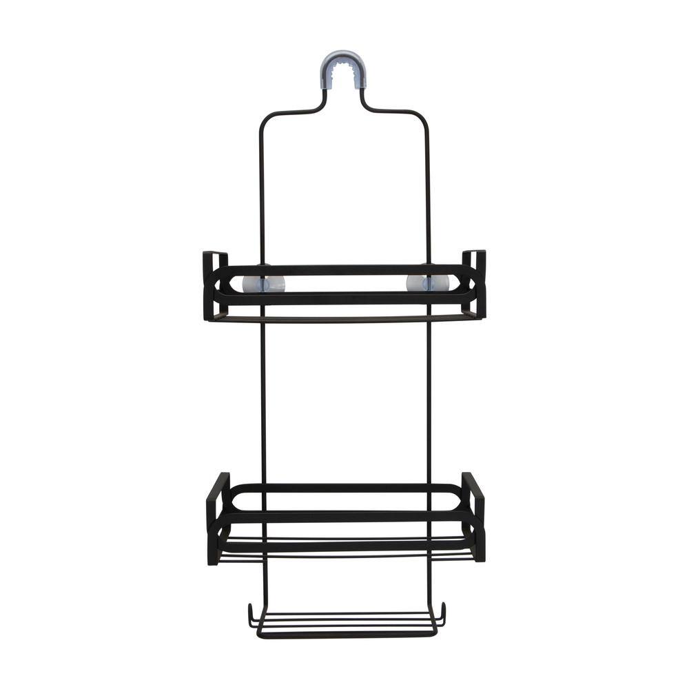 Elle Decor Noir Shower Caddy in Black EL-44041-BLACK