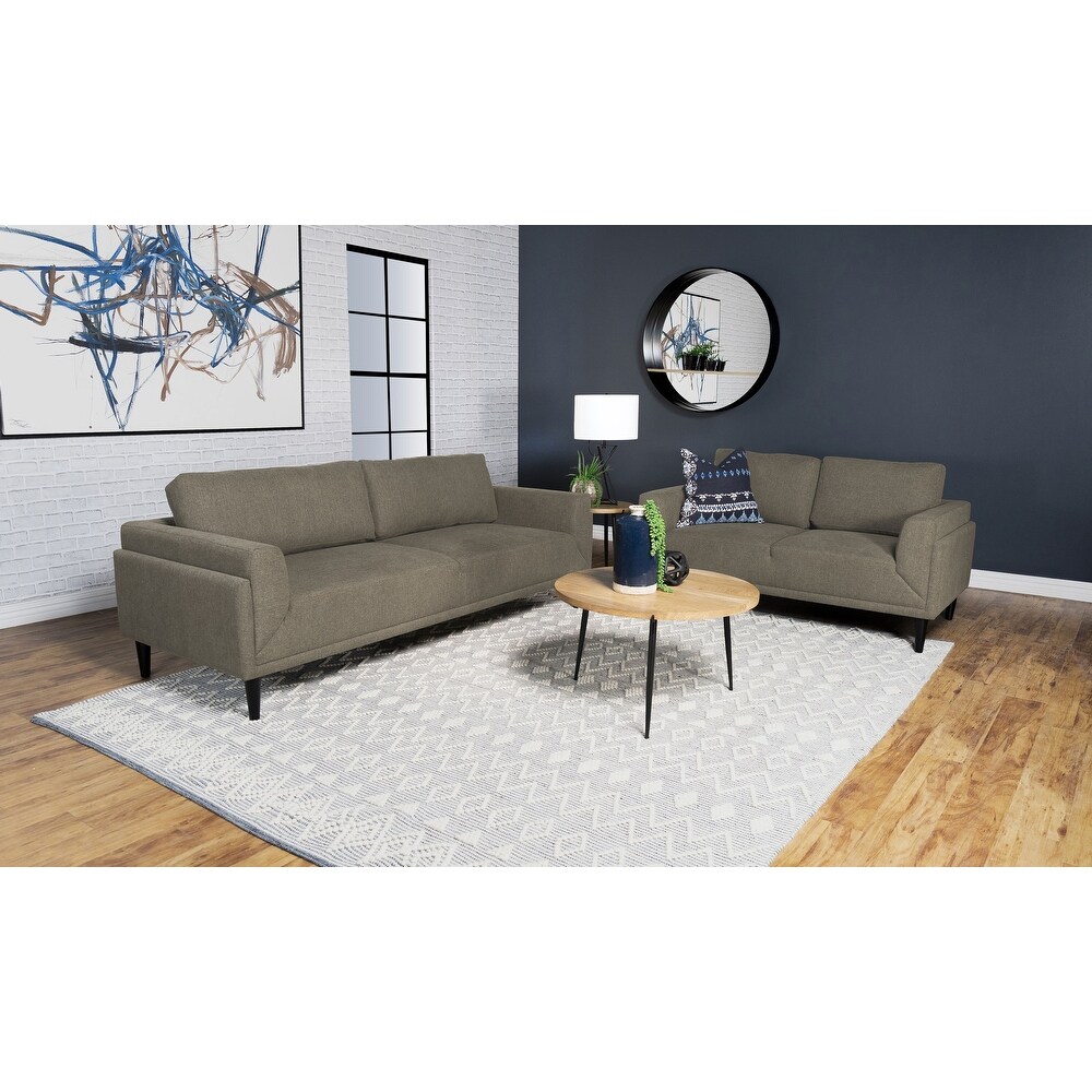 Andrena 2 piece Upholstered Track Arms Sofa Set