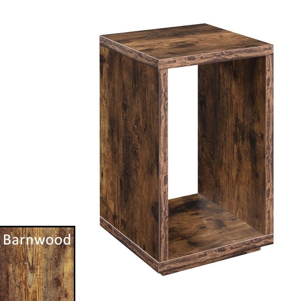 Porch and Den Woodshire End Table with Shelf