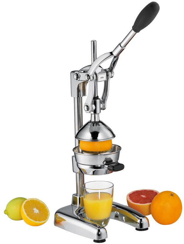 Commercial Silver Citrus Juicer Hand Press Fruit Extractor Stainless Steel