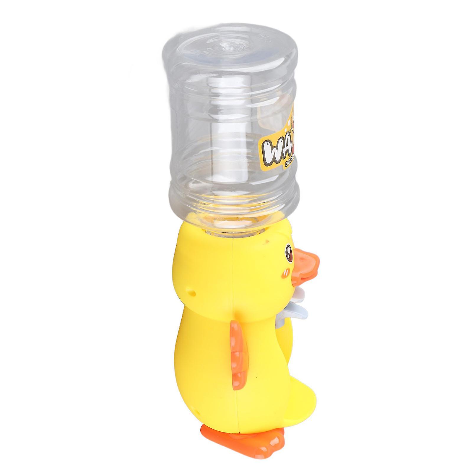 Cute Unique Shape Mini Water Dispenser Drinking Fountain Novelty Gifts Educational Toys for KidsCute Little Yellow Duck