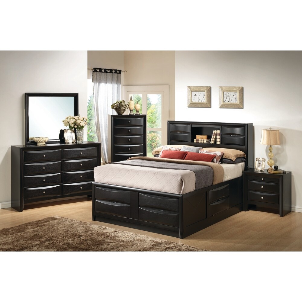 Coaster Furniture Briana Black 5 piece Storage Bedroom Set