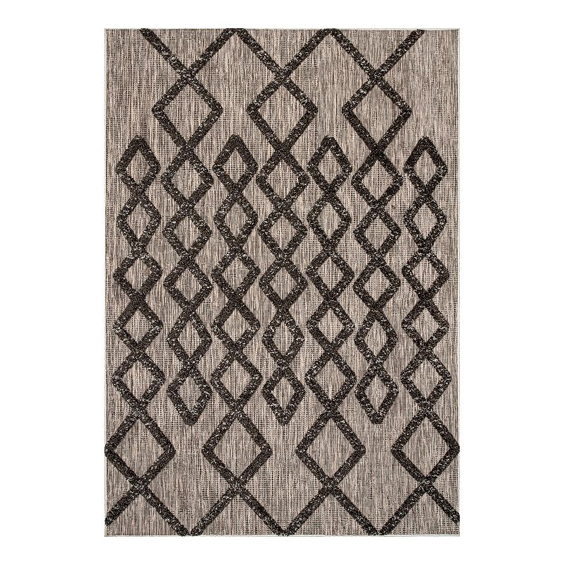 nuLOOM Elianna Raised Pendant Striped Area Rug