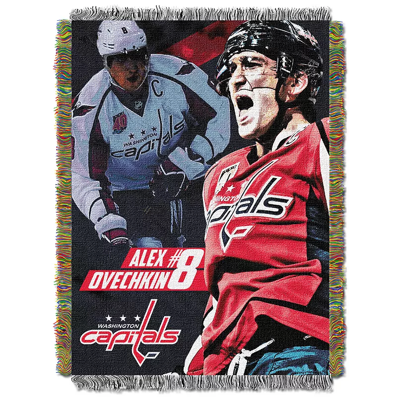 Washington Capitals Alexander Ovechkin Throw Blanket