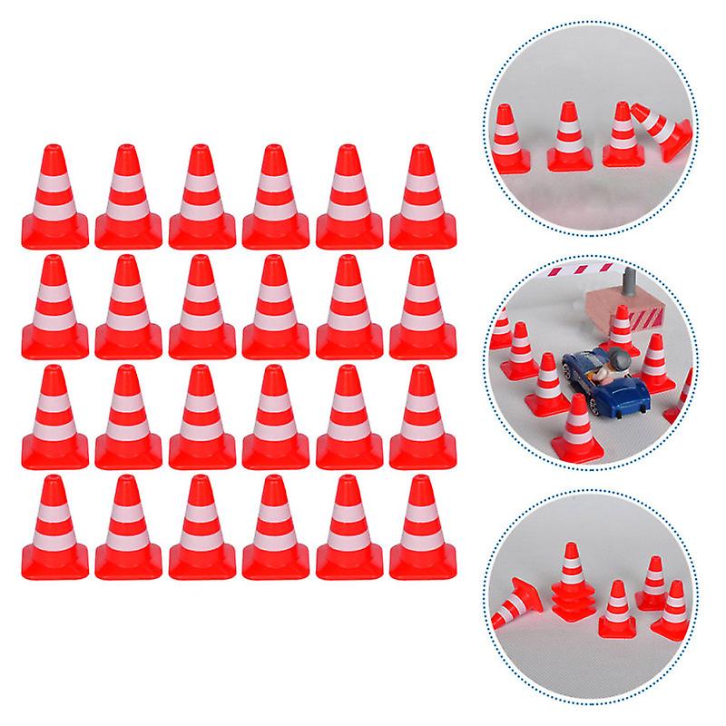 60pcs Kids Delicate Road Cones Kindergarten Teaching Aids Traffic Sign Toys