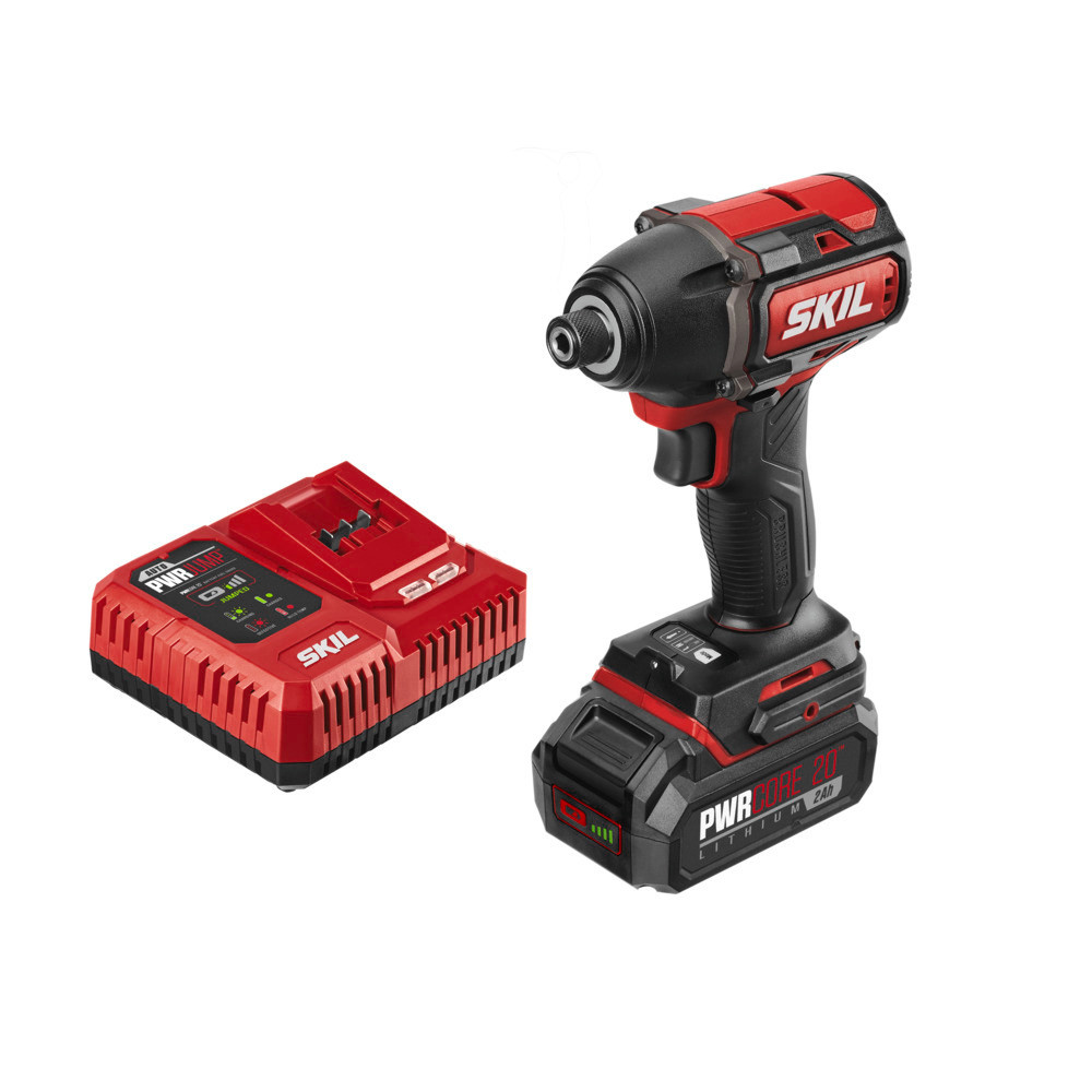 Skil PWRCORE 20? Brushless 20V Hex Impact Driver Kit 1/4 ;