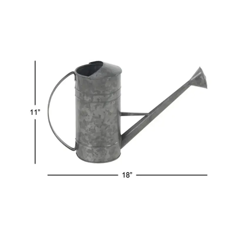 Heavy duty Wholesale Indian Factory Supply Natural Finish Distressed Galvanized Iron Watering Can For Home Farmhouse Garden Use