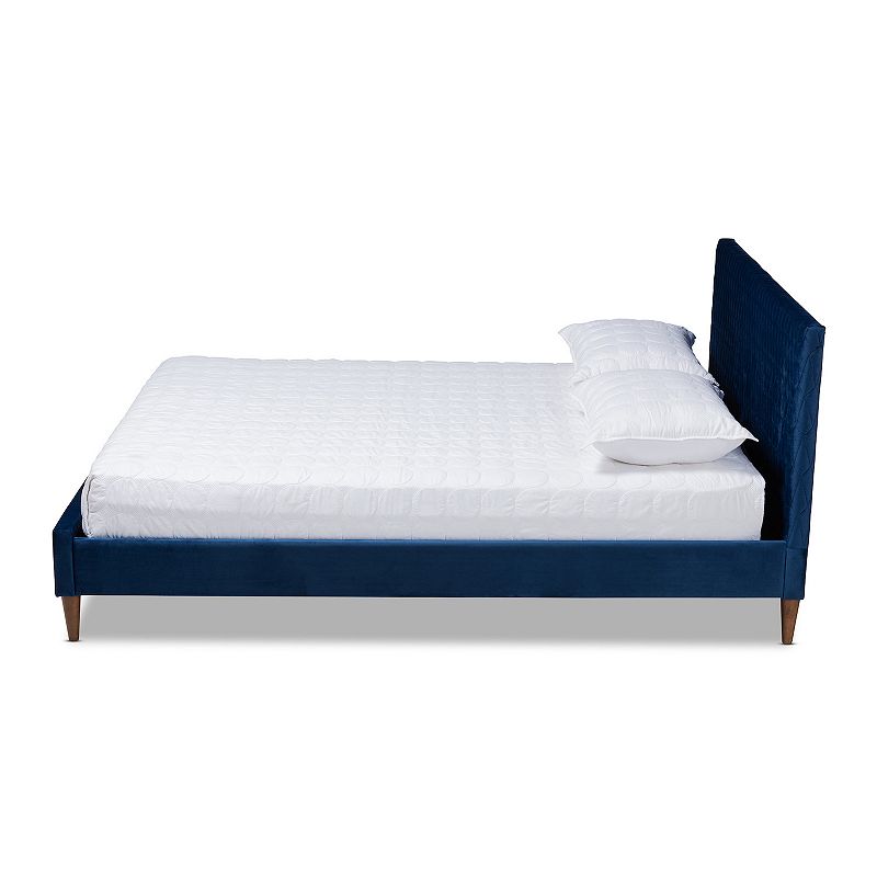 Baxton Studio Frida Navy Full Bed