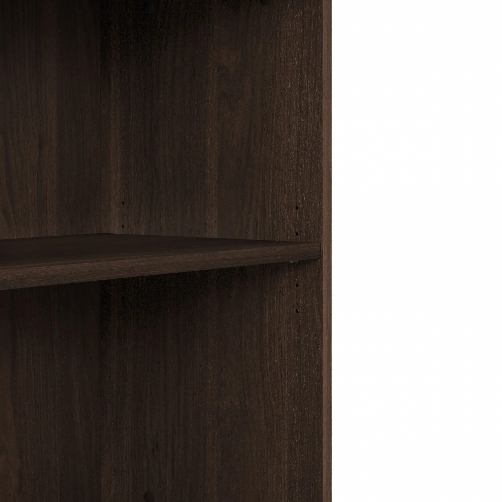 Bush Business Black Walnut Bookcase