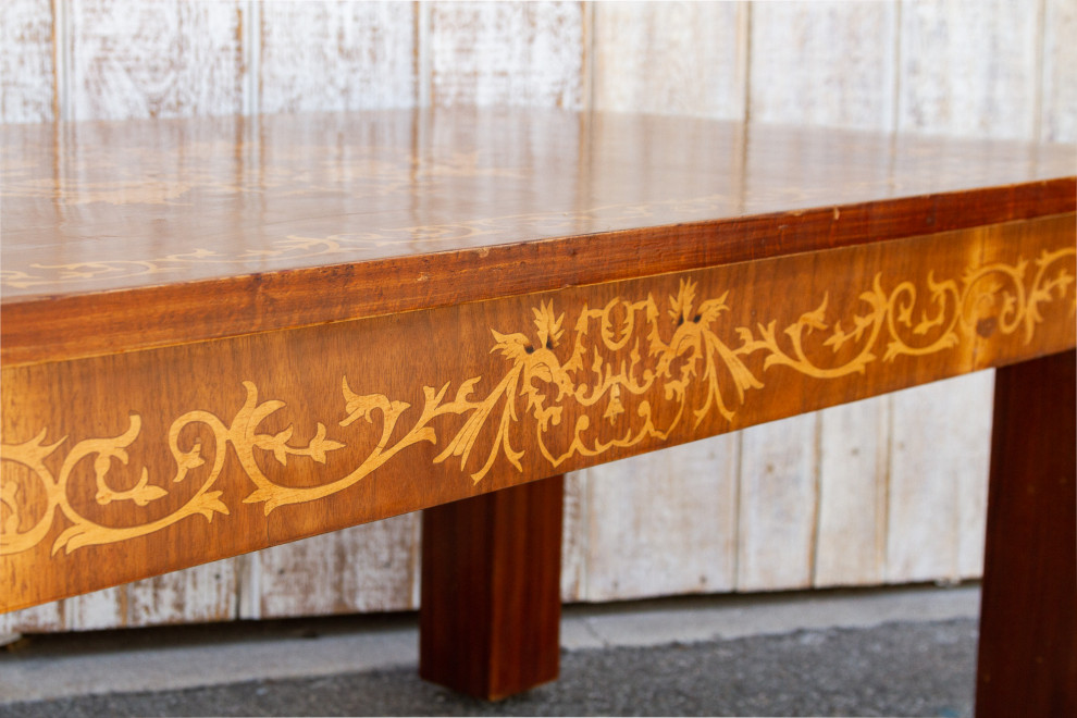 Dutch Colonial Marquetry Coffee Table   Traditional   Coffee Tables   by De cor  Houzz