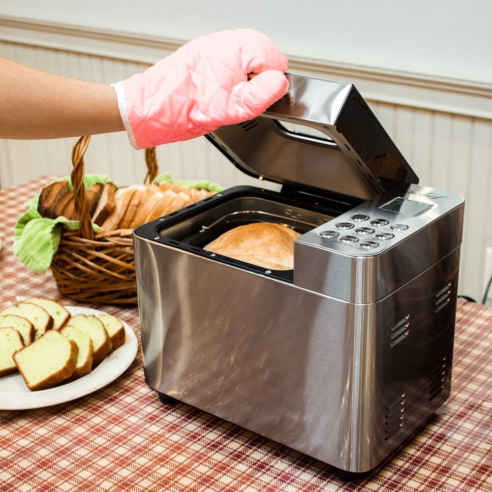 Deco Chef 2 LB Bread Maker with Smart Cooking Programs and Warranty