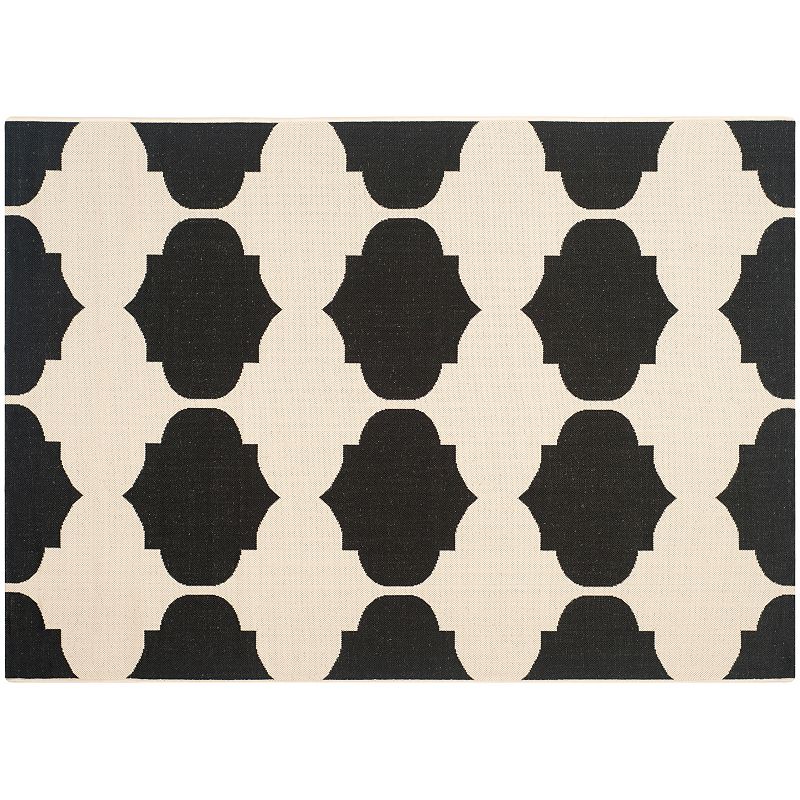 Safavieh Courtyard Jasmine Quatrefoil Indoor Outdoor Rug