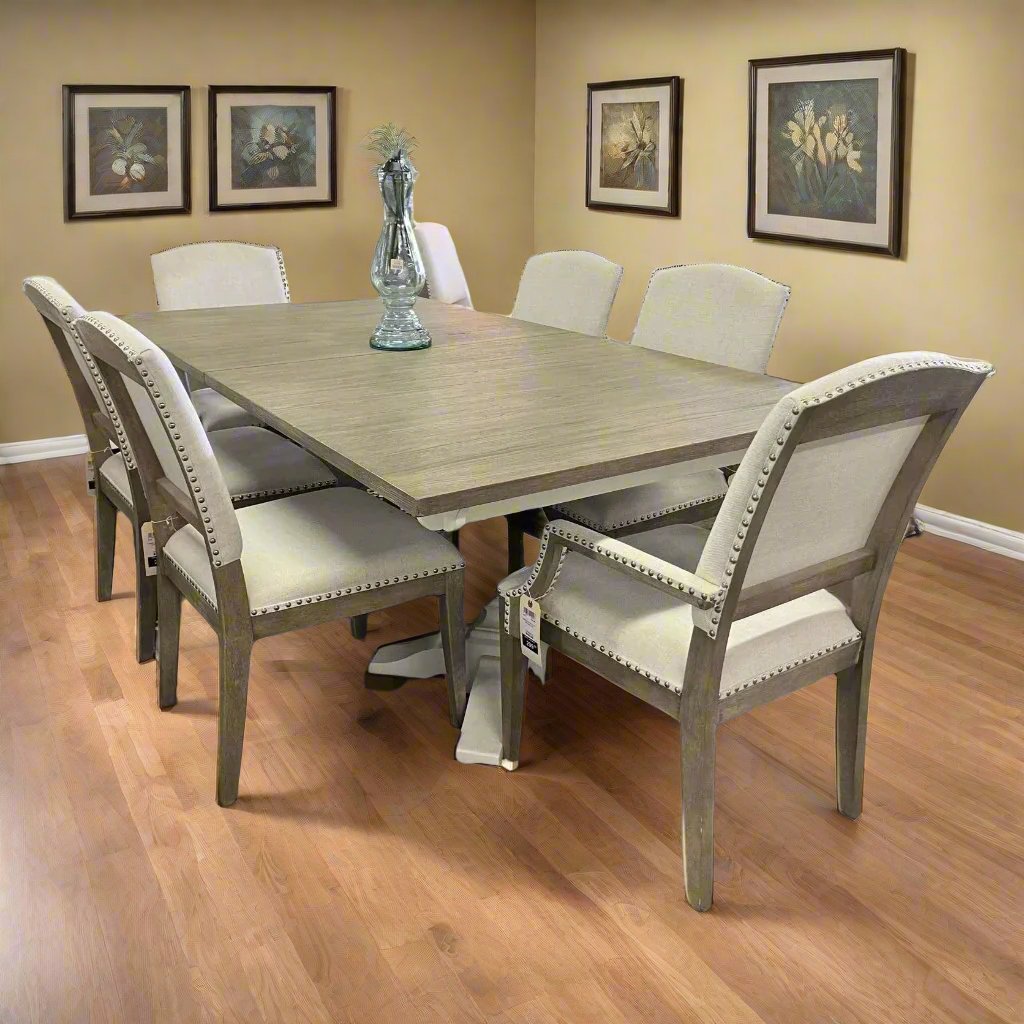 Charleston 7pc Dining Set  - Extendable (84-108)