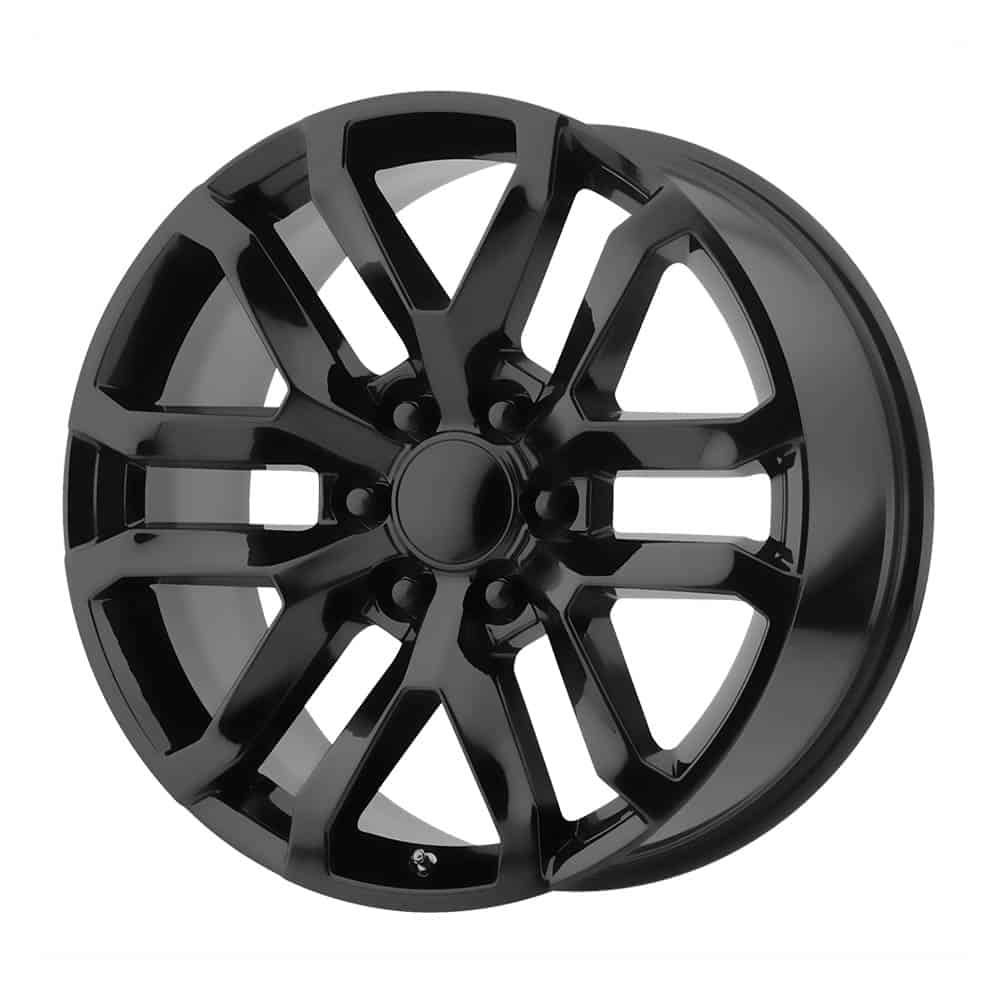 OE Creations PR196 PR196 22X9 6X5.5 S-BLK 24MM