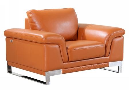 HomeRoots 329611 32 Lovely Camel Leather Chair