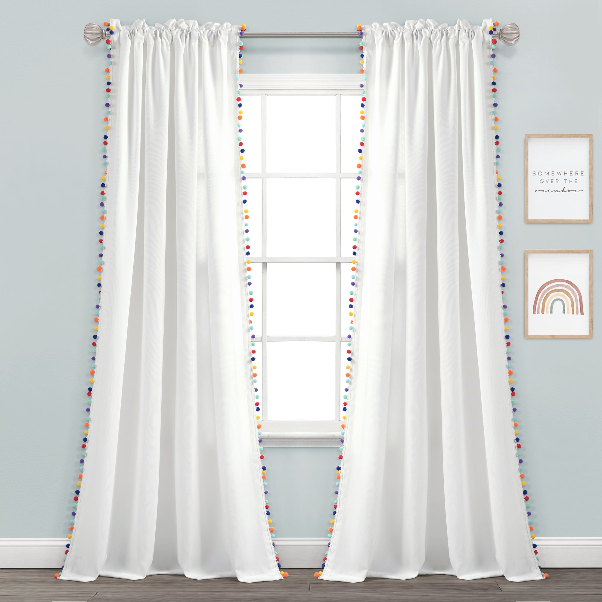 Pom Pom Window Curtain