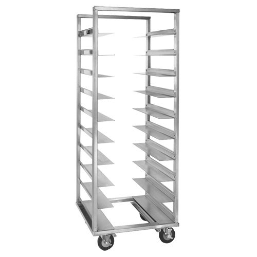 Cres Cor 22072420A Full Height Mobile Tray Rack， Double Compartment， Open Sides