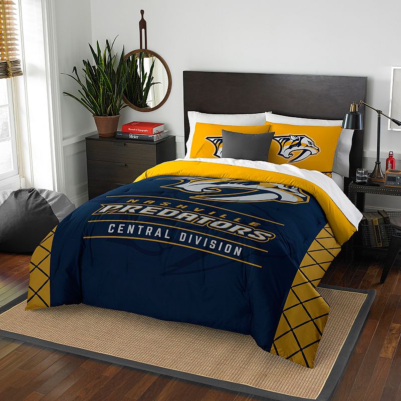 Nashville Predators Draft Full/Queen Comforter Set by The Northwest